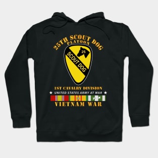 25th Scout Dog Platoon 1st Cav - VN SVC Hoodie